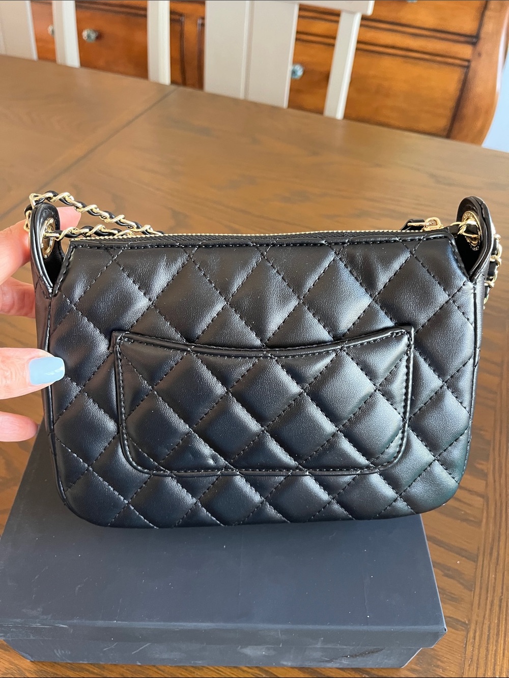 Chanel Makeup Line Black Quilted Crossbody Bag - Picture 12 of 14